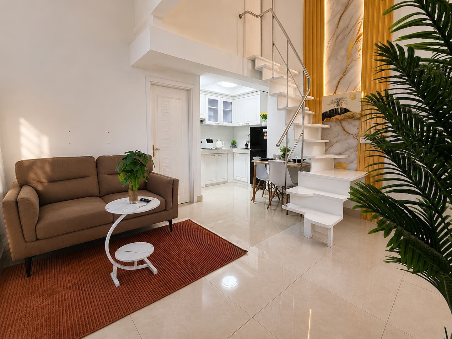 Breezy Home – Loft living area