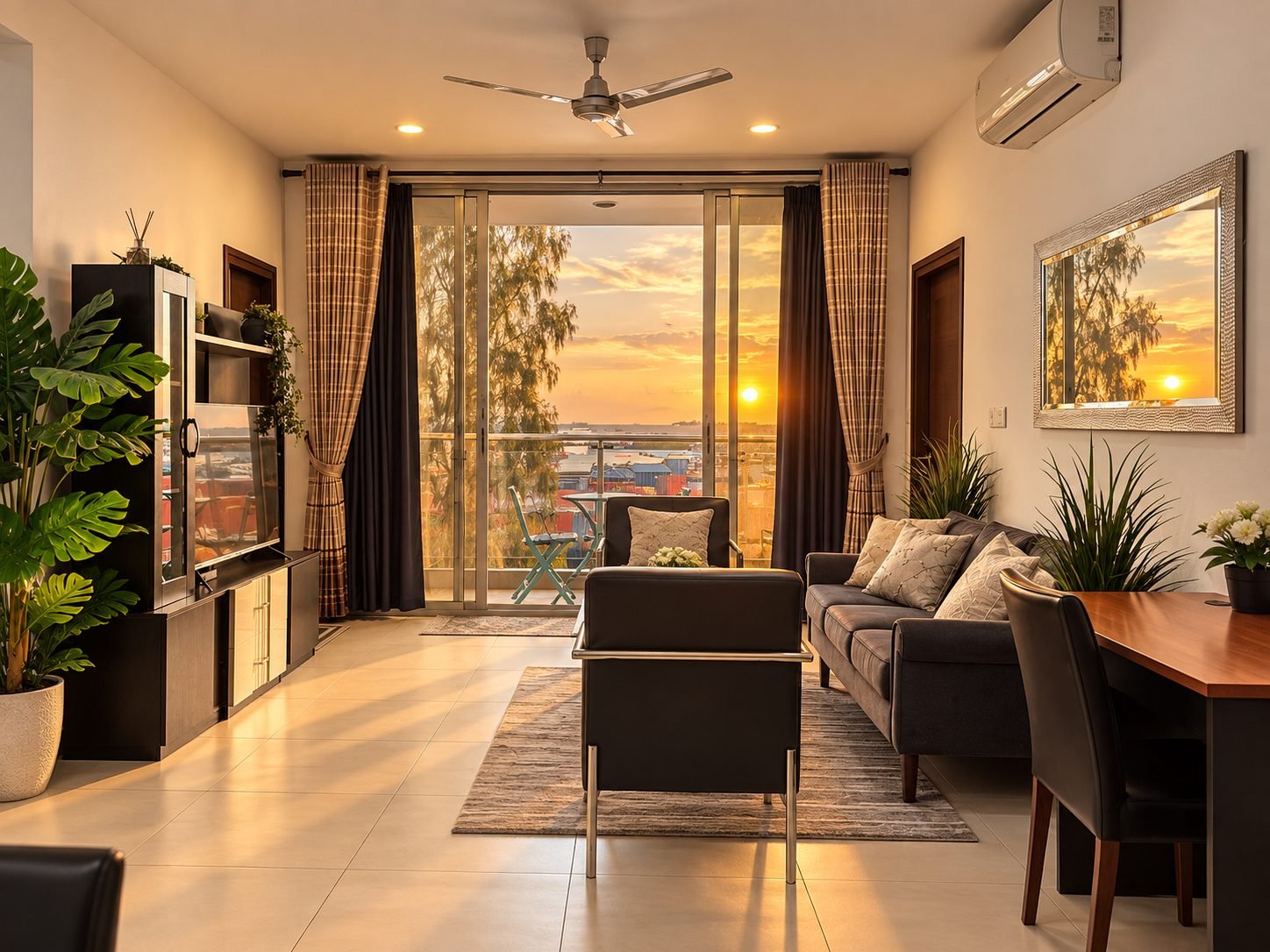 Pearl SonShine – Living room at sunset
