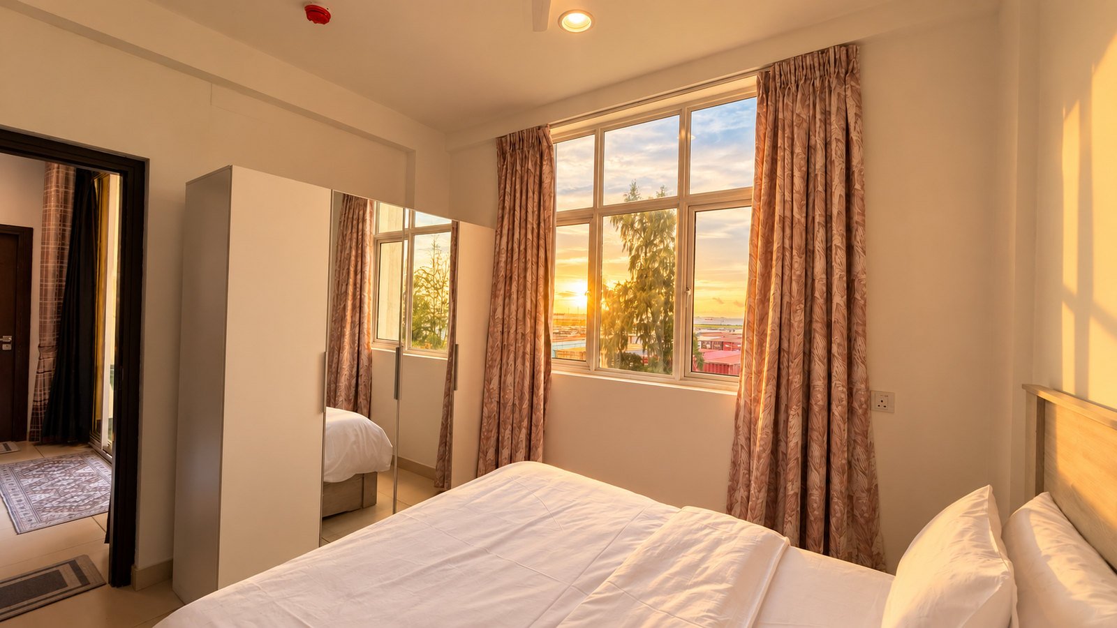 Pearl SonShine – Bedroom with sunset sea view