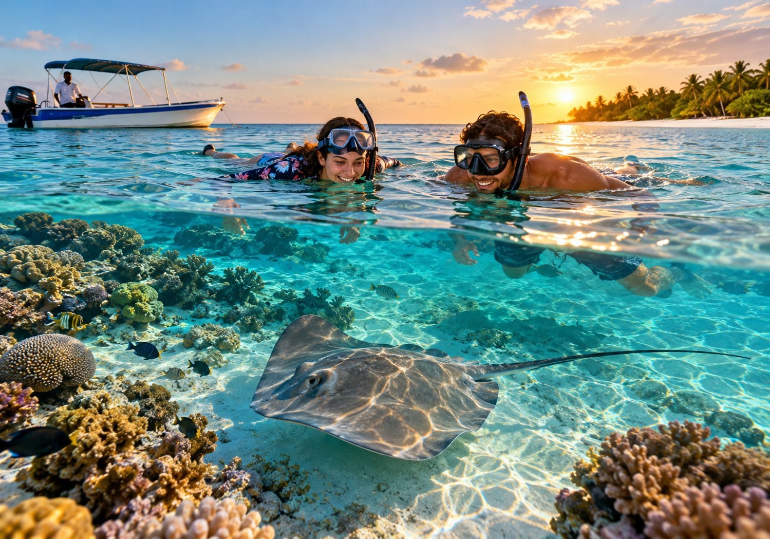 Snorkeling trip from Hulhumalé
