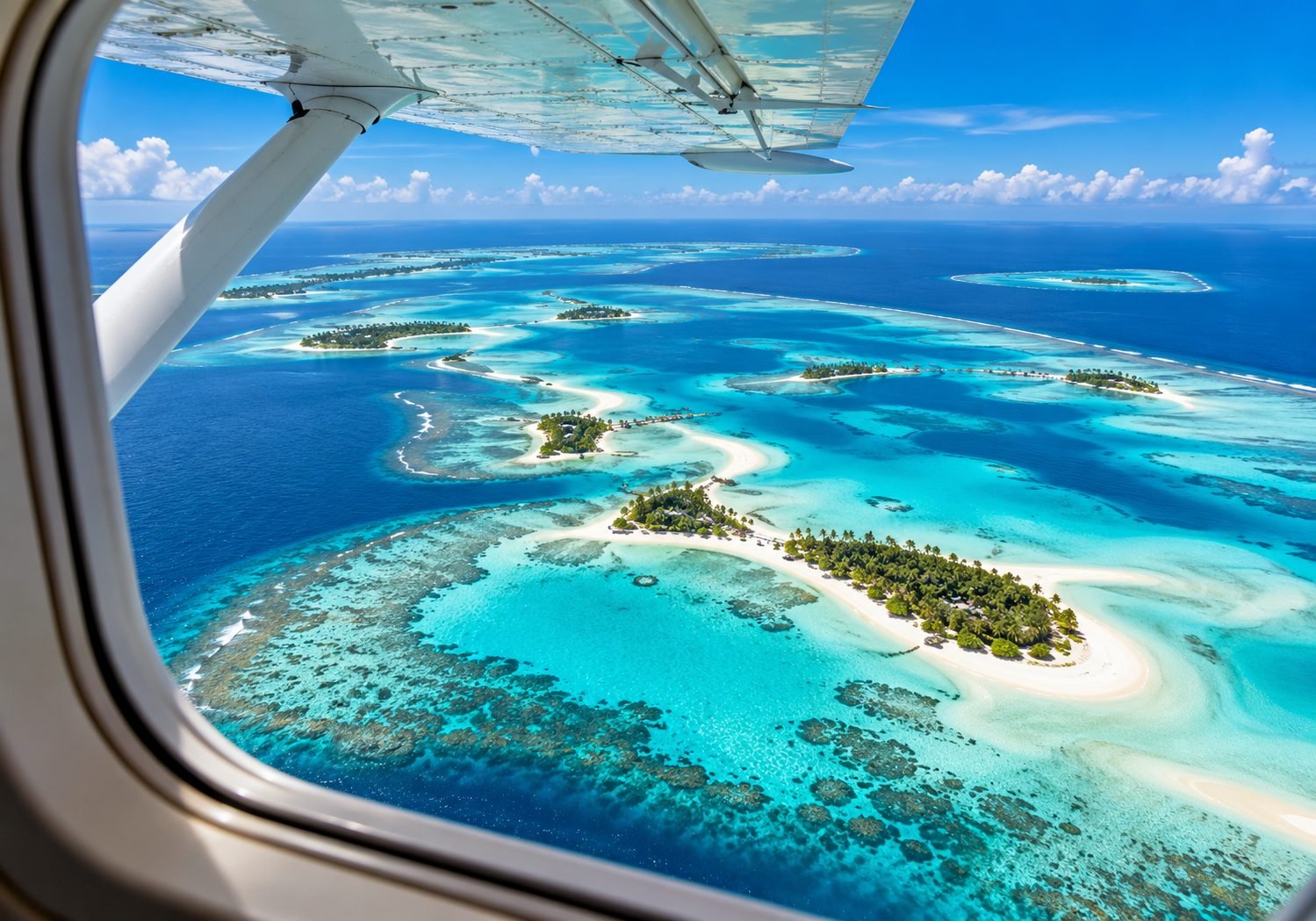 Private Seaplane Photo Flight from Hulhumalé, Maldives