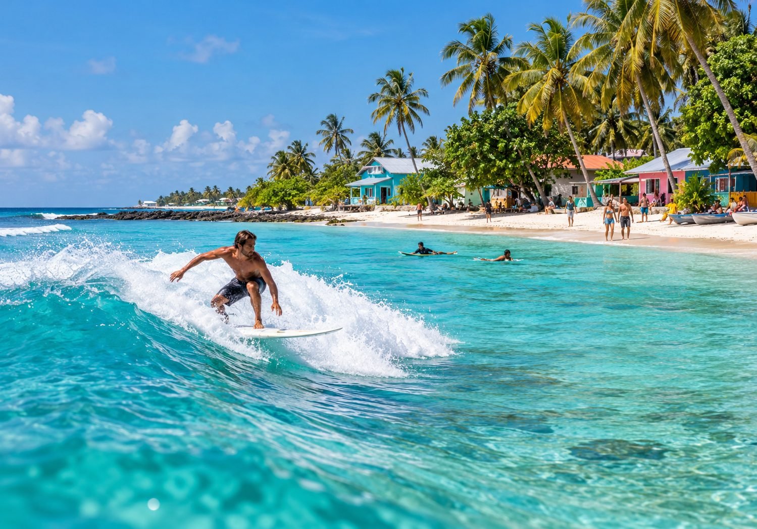 Thulusdhoo Island Day Trip from Hulhumalé, Maldives